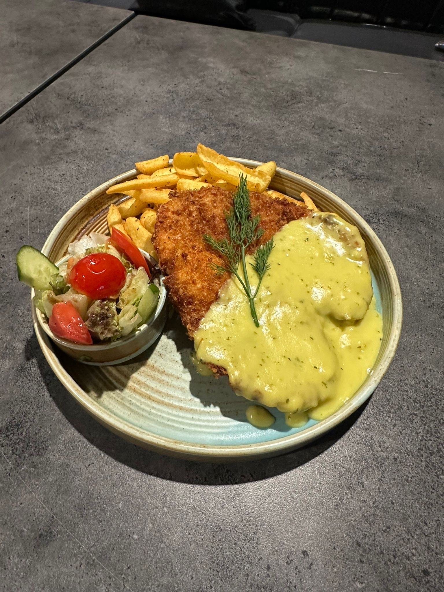 Bearnaise Soslu Schnitzel
